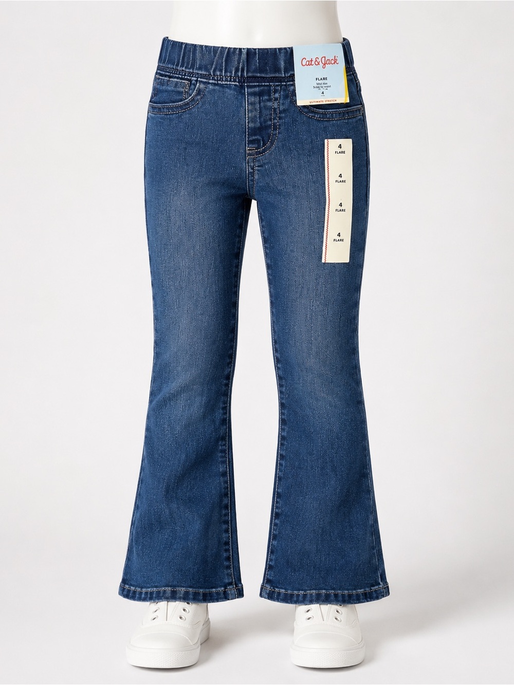 Cat & Jack Girls' Indigo Flared Jeans
